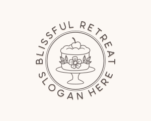 Food Blog - Dessert Cake Baking logo design