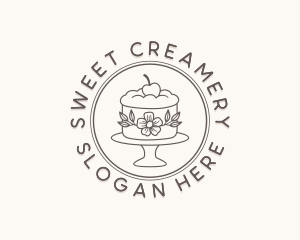 Dessert Cake Baking logo design