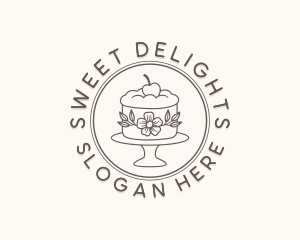 Dessert Cake Baking logo design