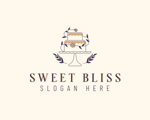 Sweet Wedding Cake logo design