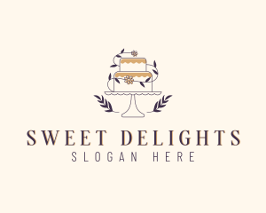 Sweet Wedding Cake logo design