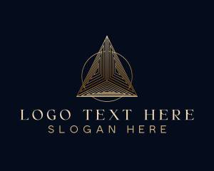 Triangle - Luxury Pyramid Triangle logo design