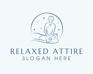 Blue Spa Relaxation logo design