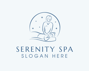 Relax - Blue Spa Relaxation logo design