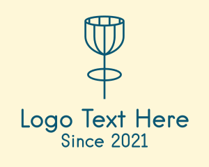 Glass - Tulip Wine Glass logo design