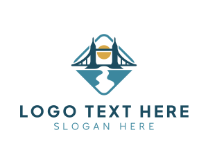 United Kingdom - London Tower Bridge logo design