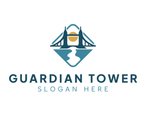 London Tower Bridge logo design