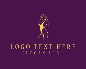 Lingerie - Woman Bikini Fashion logo design