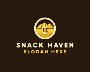 Desert Beer Beverage  logo design