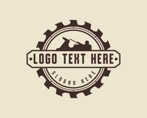 Badge - Woodwork Circular Saw Badge logo design