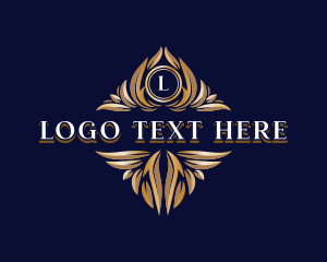 Golden - Ornament Luxury Boutique logo design