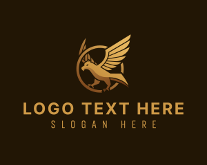 Deluxe - Deluxe Bird Eagle logo design