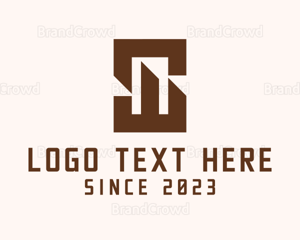 Minimalist Letter S Tower Logo