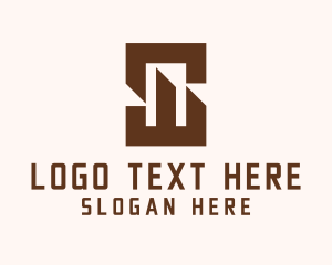 Minimalist Letter S Tower Logo
