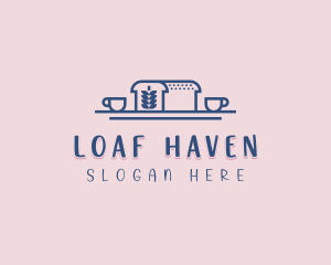 Loaf Bread Bakery logo design