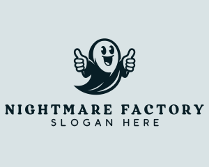 Spooky Ghost Costume logo design