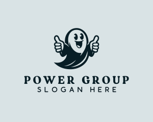 Scary - Spooky Ghost Costume logo design