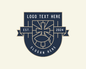 Cross - Cross Ichthys Church logo design