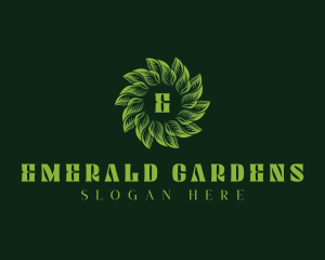 Herbal Natural Garden logo design