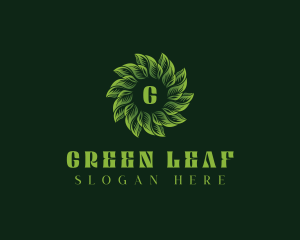 Herbal Natural Garden logo design