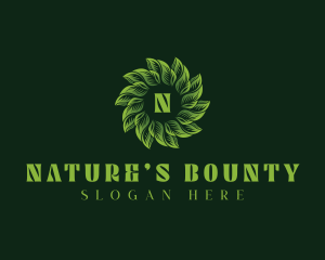 Herbal Natural Garden logo design