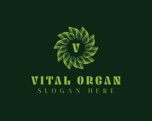 Herbal Natural Garden logo design