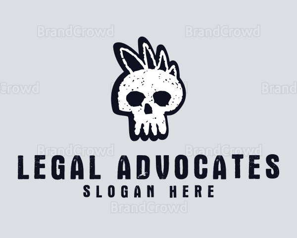 Dead Scary Skull Logo