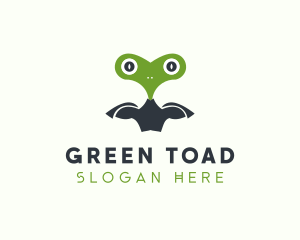 Toad - Alien Warrior Cartoon logo design