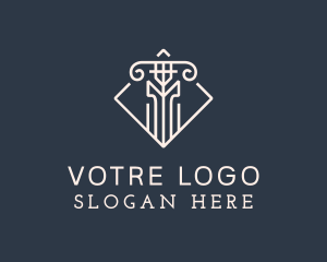Beige - Column Law Firm logo design