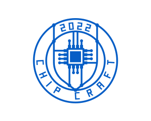 Chip - Microchip Processor Tech logo design