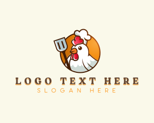 Feathers - Chef Chicken Restaurant logo design