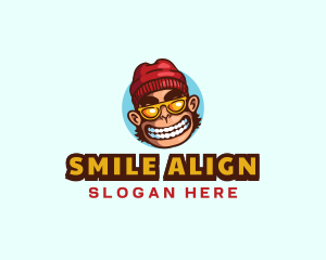 Monkey Fashion Smile logo design