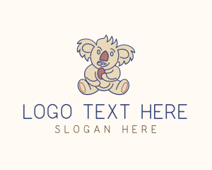 Zoo - Koala Plushie Toy logo design