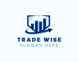 Trader - Finance Arrow Investment logo design