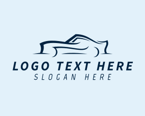 Racecar - Modern Car Vehicle logo design