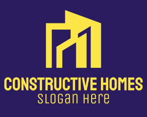 Building - Modern House Building logo design