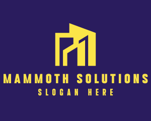 Modern House Building logo design