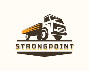Trucking Construction Mover Logo