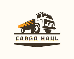 Trucking Construction Mover logo design