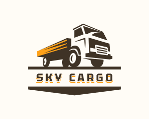 Trucking Construction Mover logo design