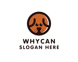 Puppy Dog Circle Logo