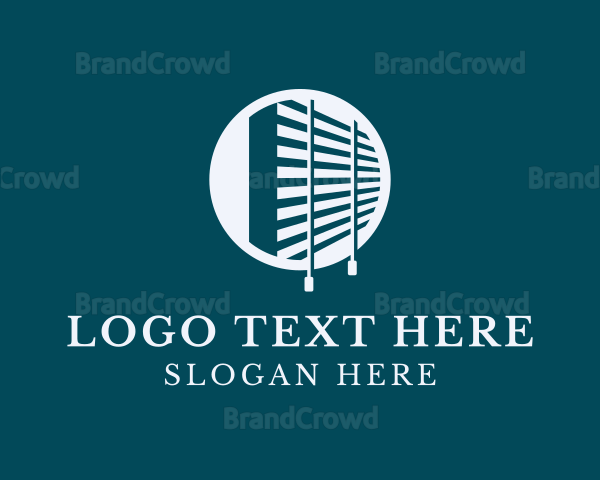 Window Blinds Home Decor Logo