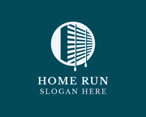 Window Blinds Home Decor logo design