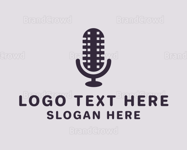 Film Strip Microphone Logo