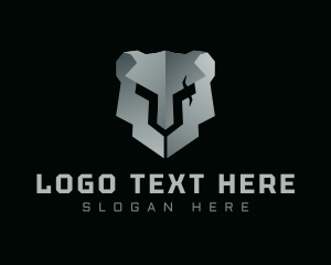 Gradient - Tough Animal Helmet logo design