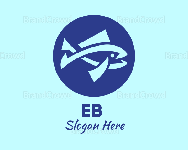 Blue Sail Fish Logo