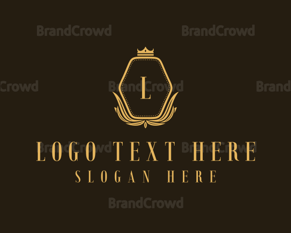 Elegant Monarch Crown Logo