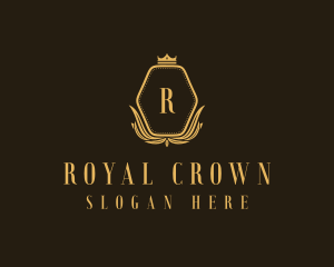 Elegant Monarch Crown logo design