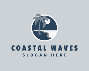 Coast - Island Beach Coast logo design