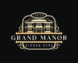 House Realty Manor logo design